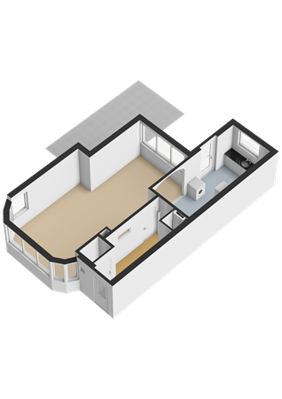 Floorplan - Noorderzate 5, 3752 GB Bunschoten-Spakenburg
